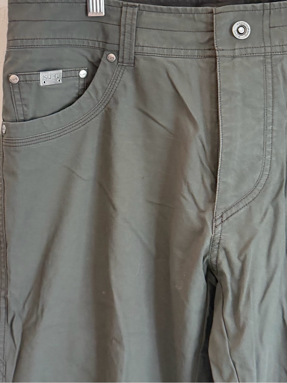 KÜHL Revolvr Men’s Gray Hiking Pants 34x34 Stretch Outdoor Travel - Picture 6 of 9